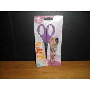 NEW by DISNEY, PRINCESS PURPLE SCISSORS & PROTECTIVE SLEEVE CASE